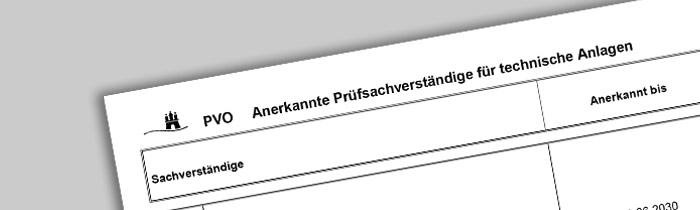 PVO Sachverständigen Prüfung