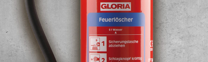 Wasser Feuerlöscher